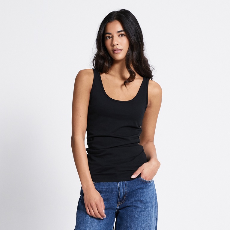 Basic tank top "Fanny" Black